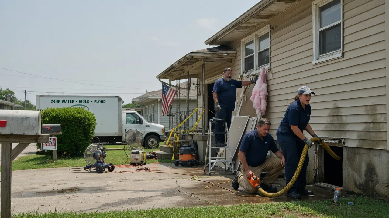 Water Damage Repair in Medora, IL near me